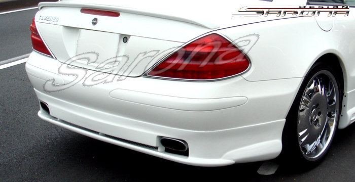 Custom Mercedes SL  Convertible Rear Add-on Lip (2003 - 2008) - $490.00 (Part #MB-007-RA)